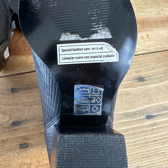 Lascana Leather‎ Boots Chelsea Panels Snake Embossed 7 - Picture 6 of 8